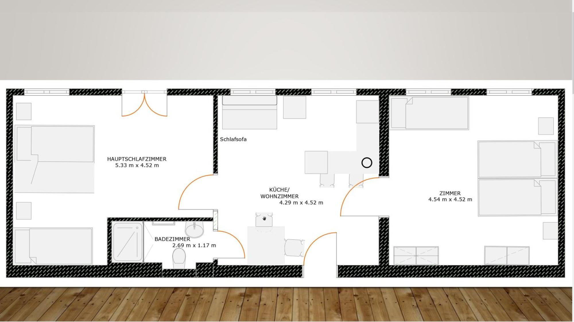 Appartamento Wittenau 3